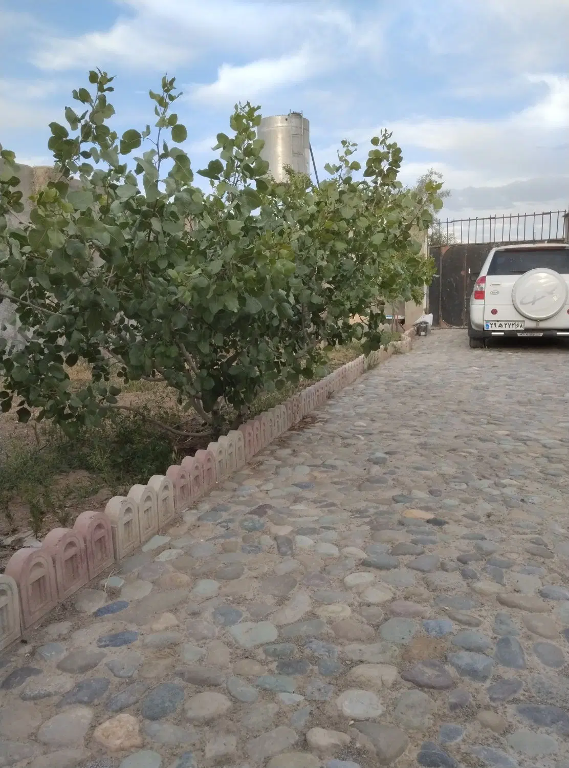 زمین باغچه چهار دیواری قدیمی