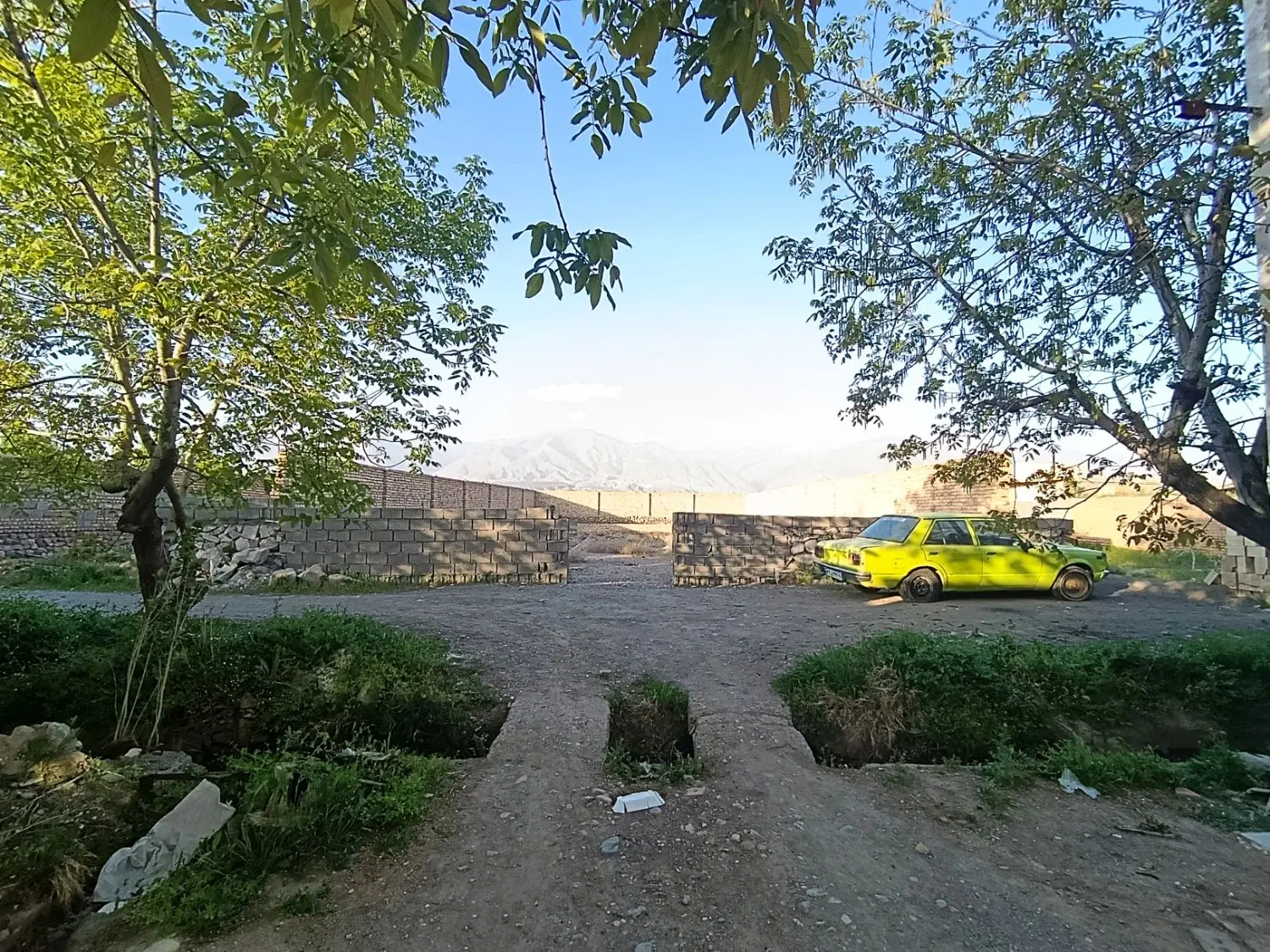 یک قطعه  زمین فوق العاده در جاده بوژان
