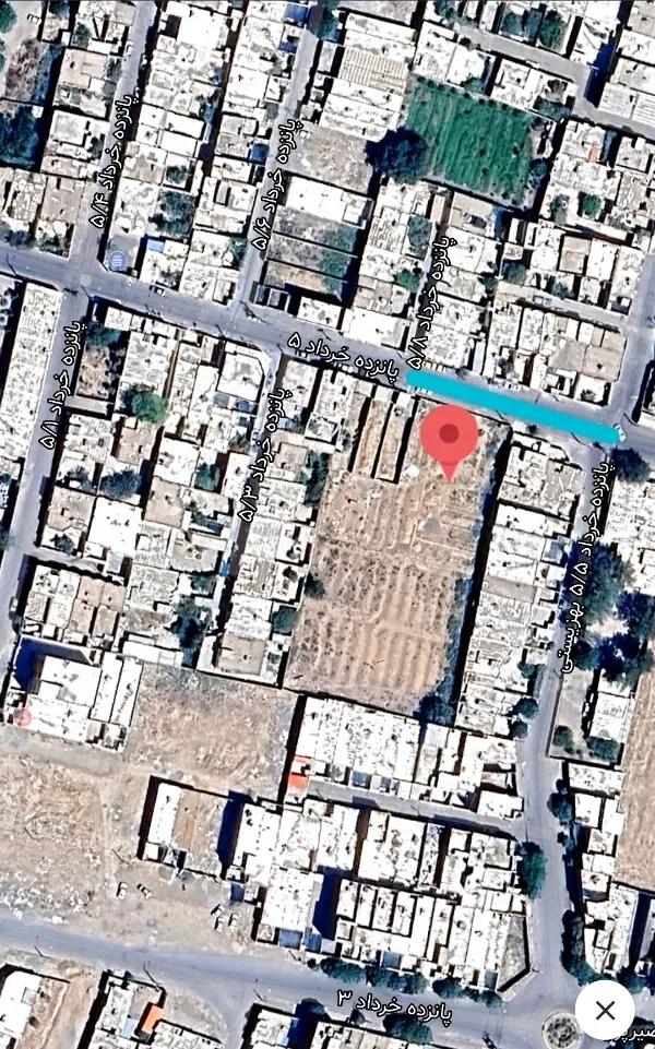 زمین فروشی در 15 خرداد با سند ششدانگ