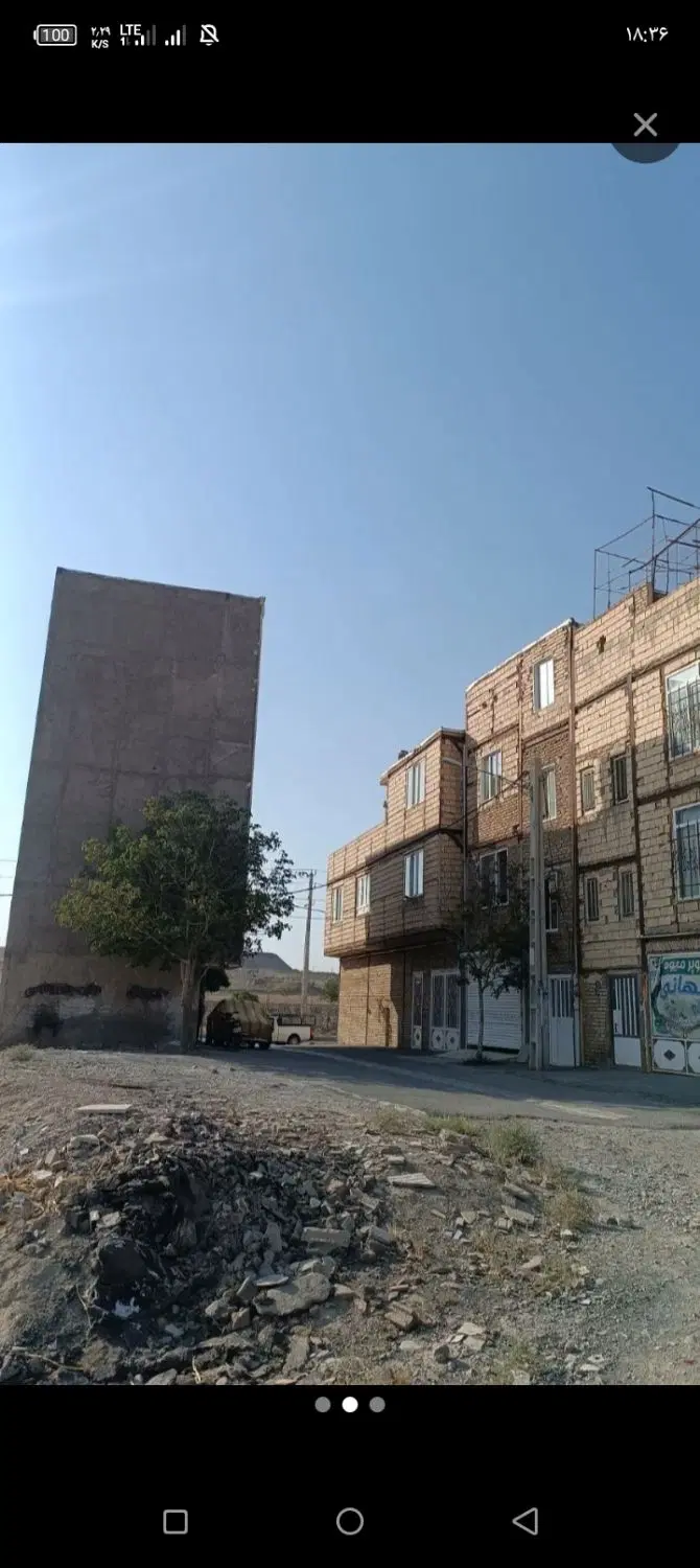 زمین 100متر معاوضه با خودرو
