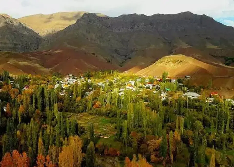 باغچه در روستای حسنجون