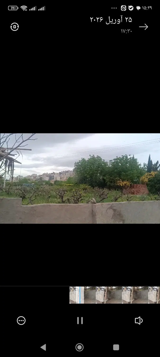 باغ بزرگراه محلاتی جنب شهرک آرین قابل سکونت دائم