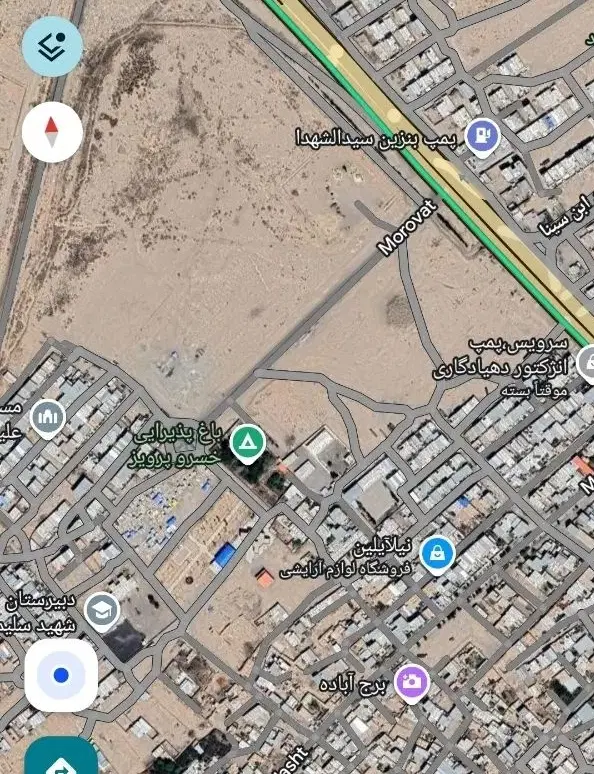 فروش 10قصب زمین سر دو نبش