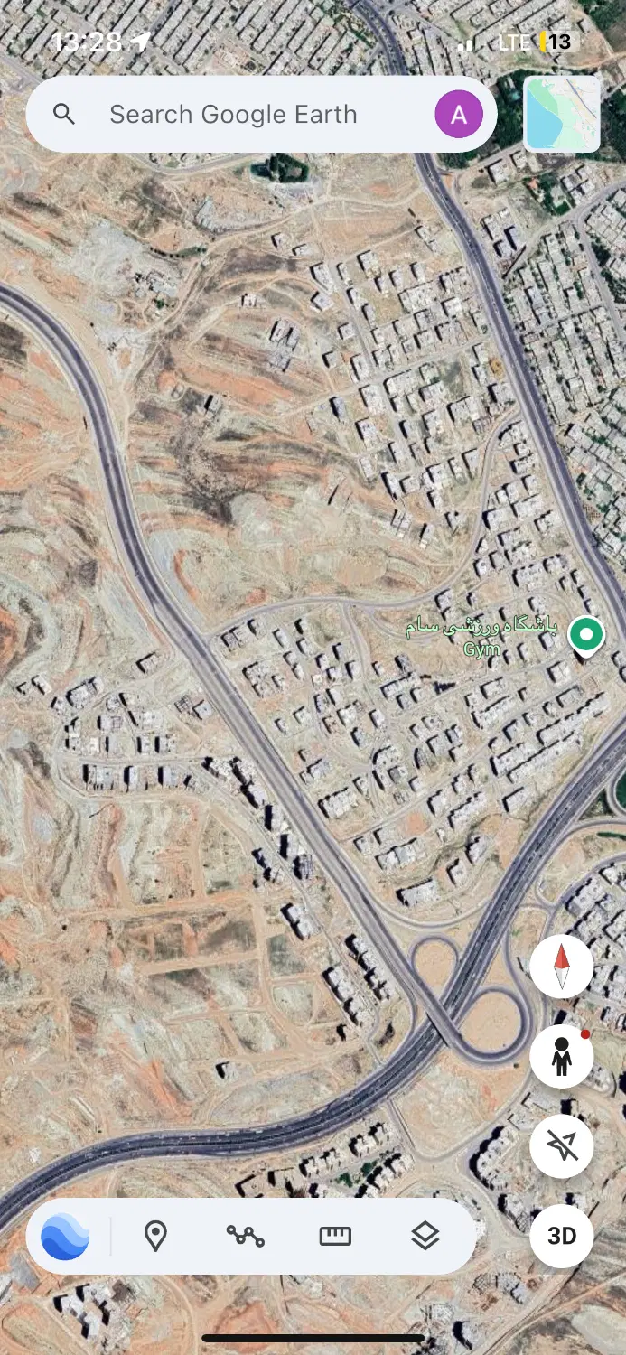 زمین با توجیه ساخت بالا در شهرک بهشتی