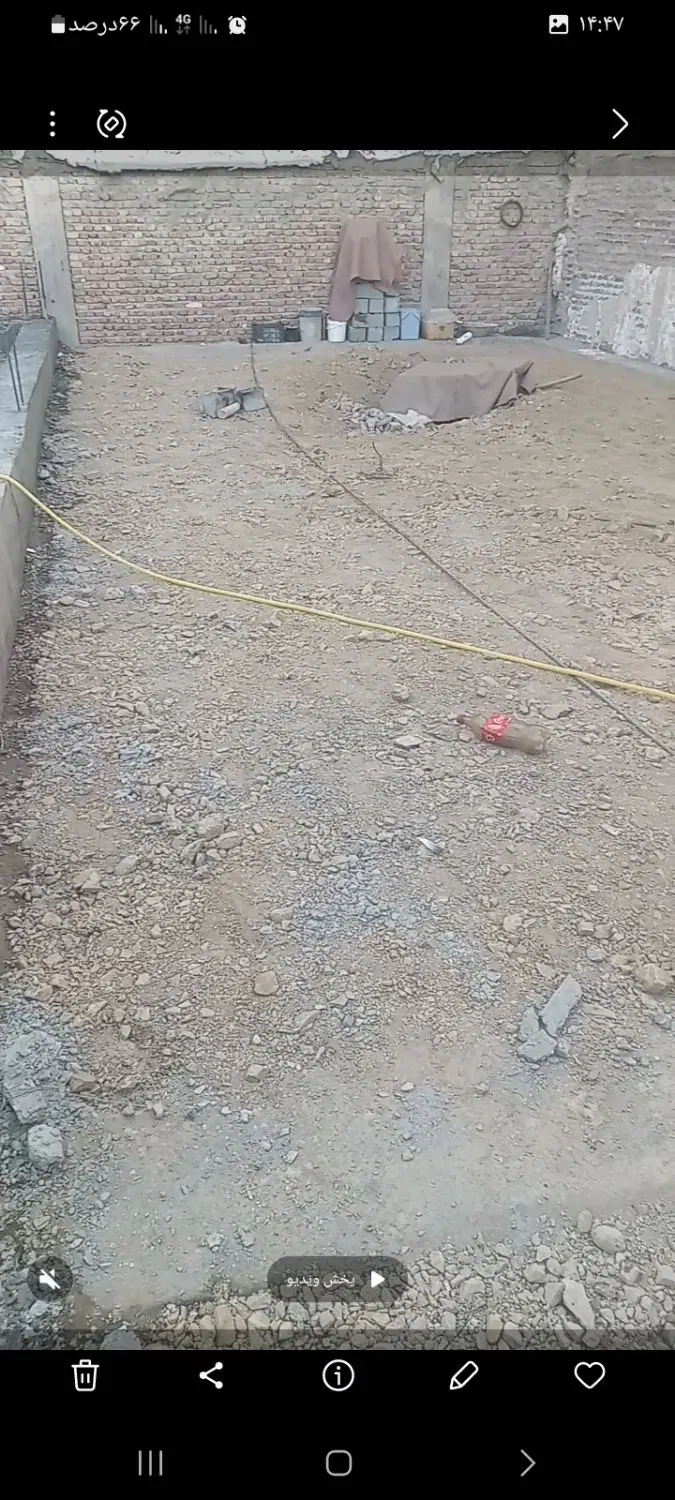 زمین جای خانه۹۳متر
