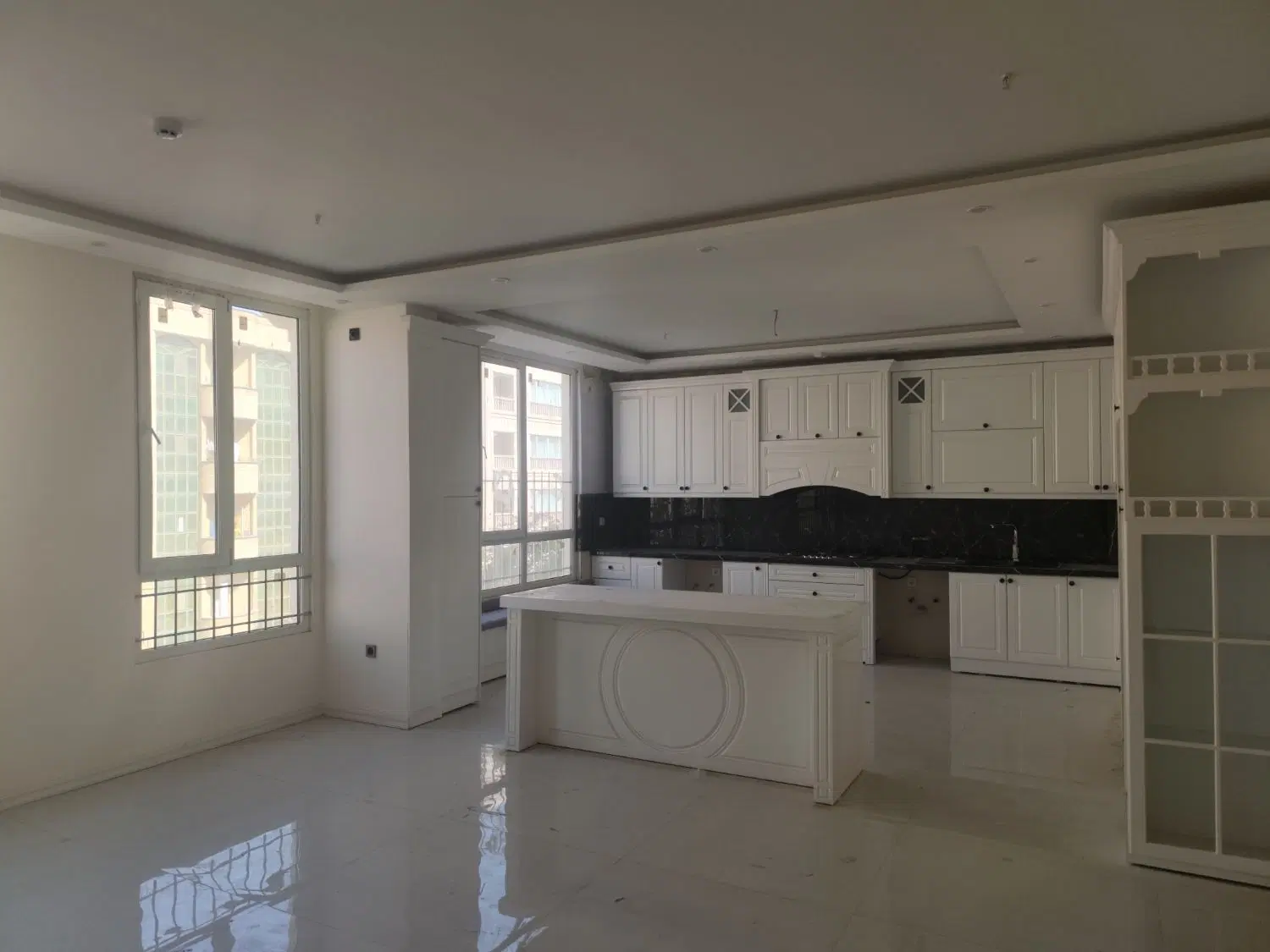 ۱۰۵متری_اقدسیه ۹_کابینت چوب_۱۳۹۸_تهاتر