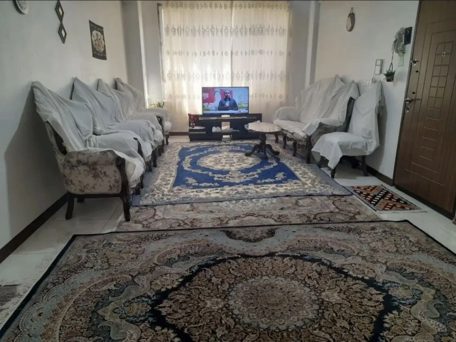 80متر_تک واحدی_سالن پرده خور