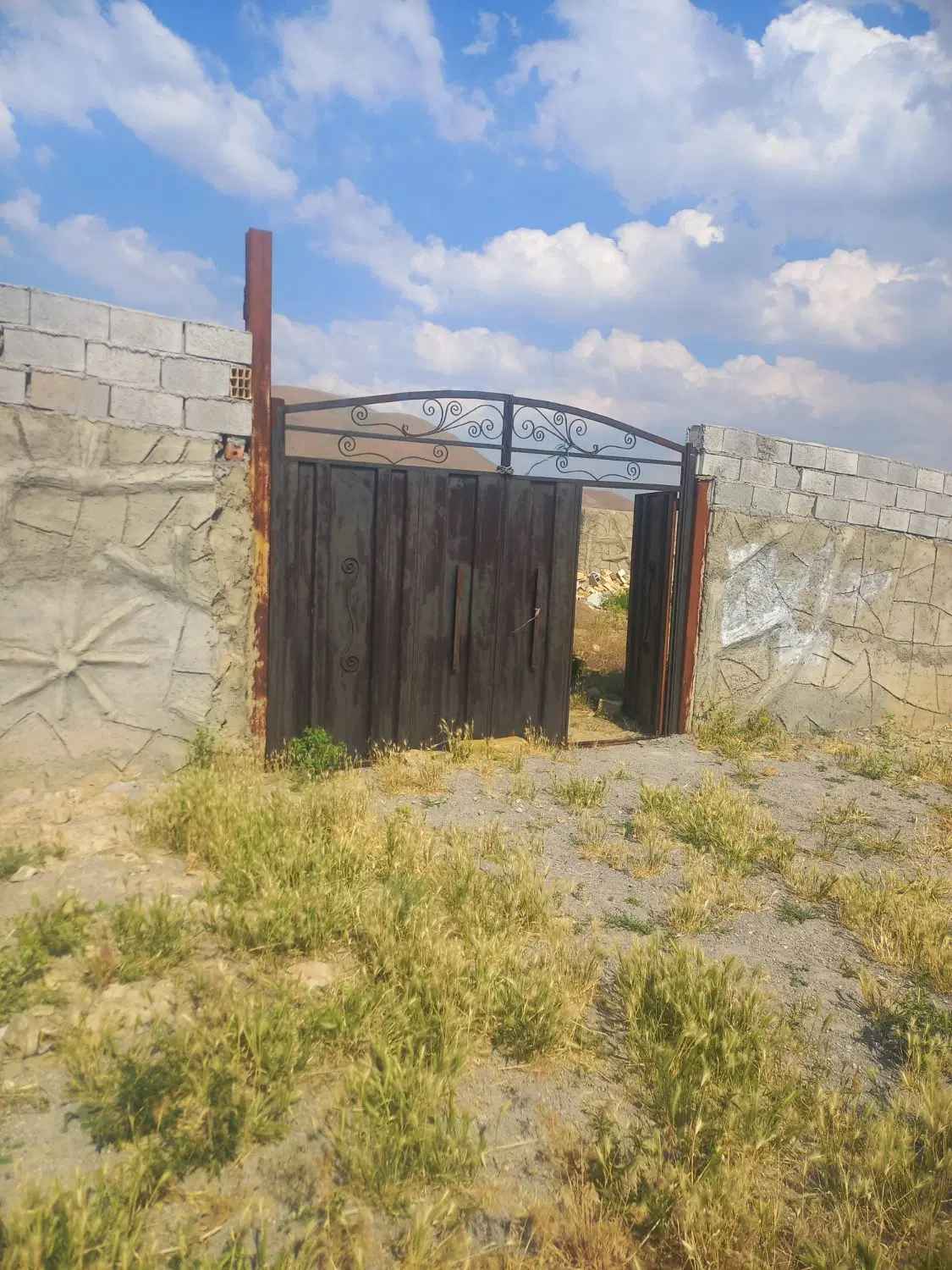 زمین  باغ بر خیابان