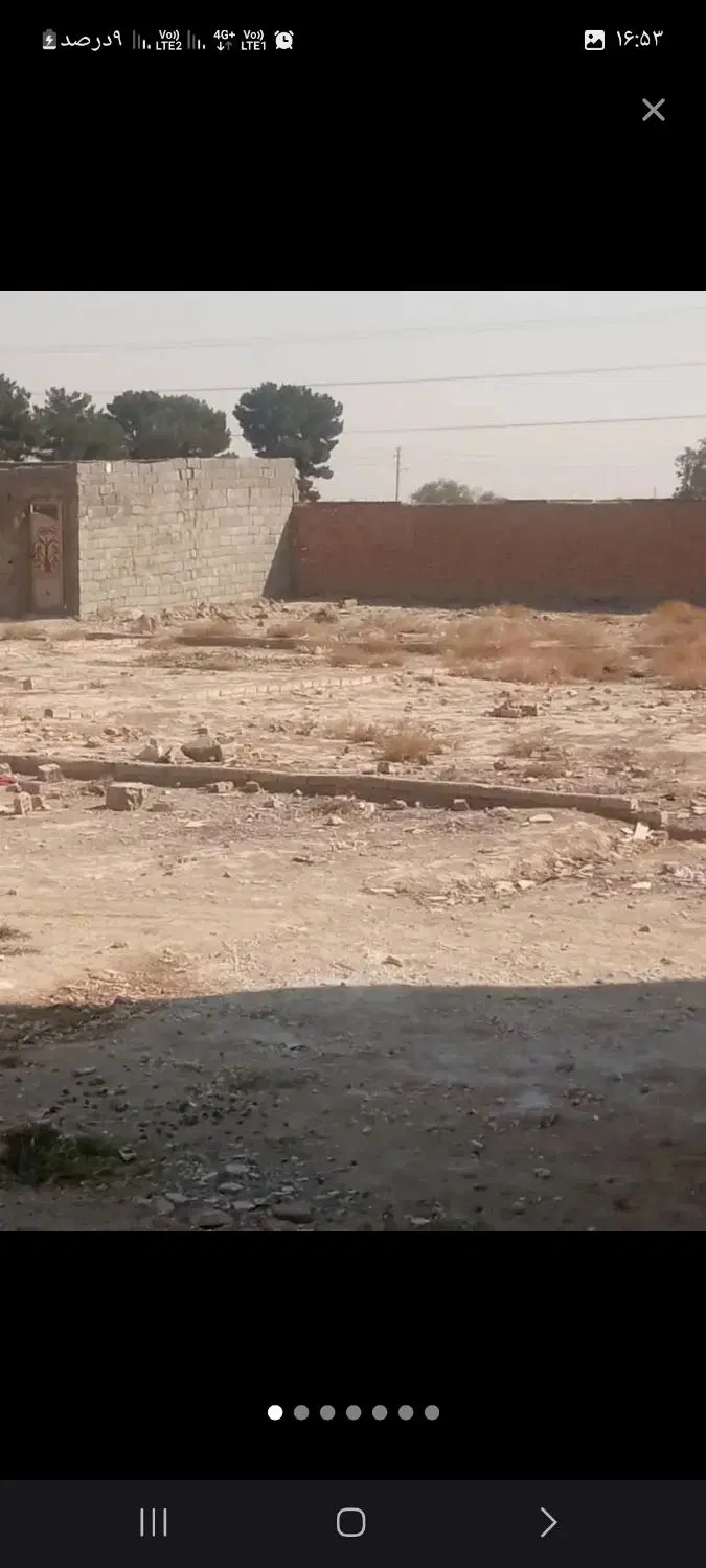 زمین خالی به متراژ ۱۰۷ متر،ابعاد ۷×۱۵