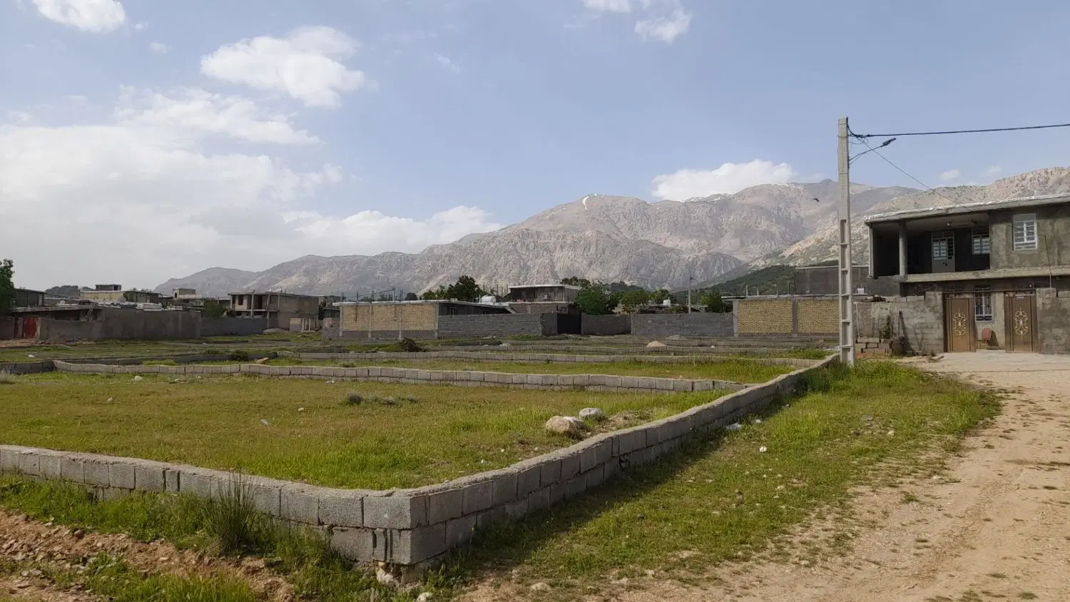 زمین مسکونی گوشه امام زاده قاسم