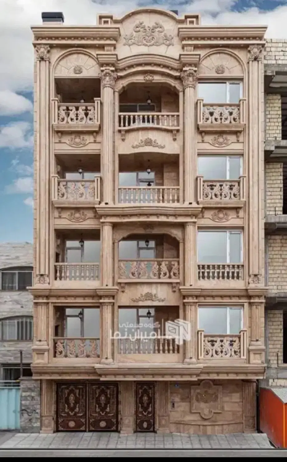 آپارتمان دو طبقه راه جدا