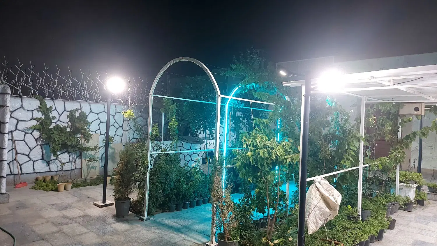 باغ منزل کامل مبله حسین آباد سادات