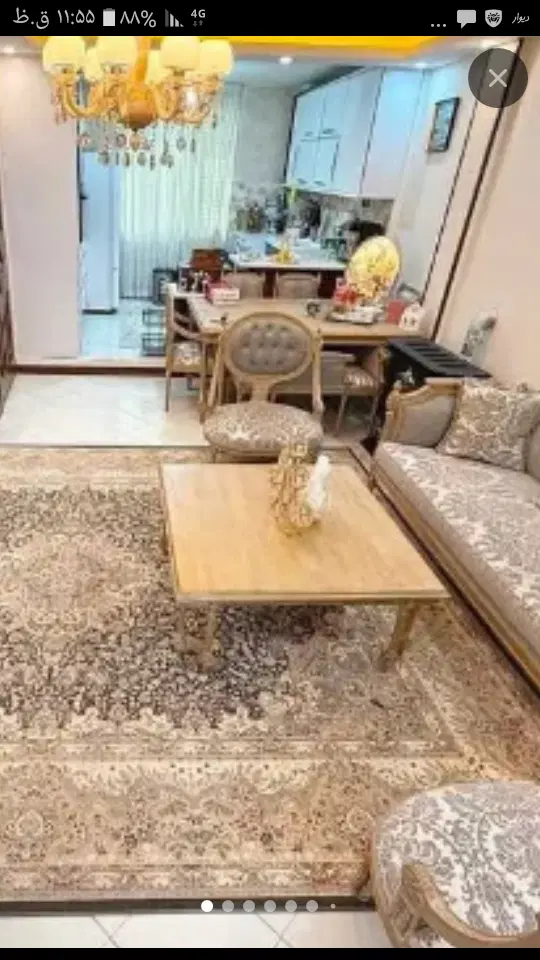 اجاره  فوری اپارتمان سه خوابه تک واحدی باپارکینگ