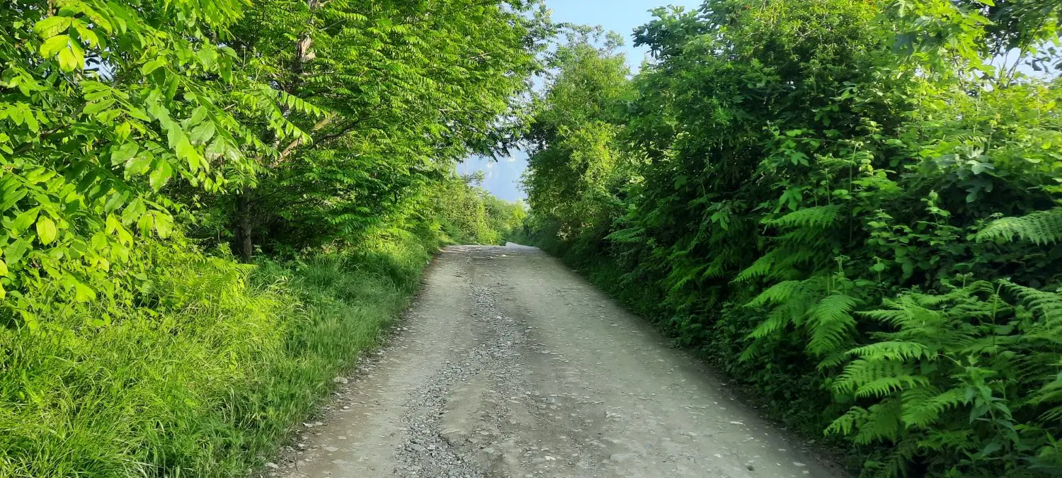 ۲۹۵متر باغچه آماده آبندان روستای توریستی شموشک