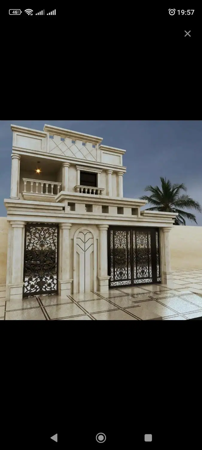 زمین منزل آباد