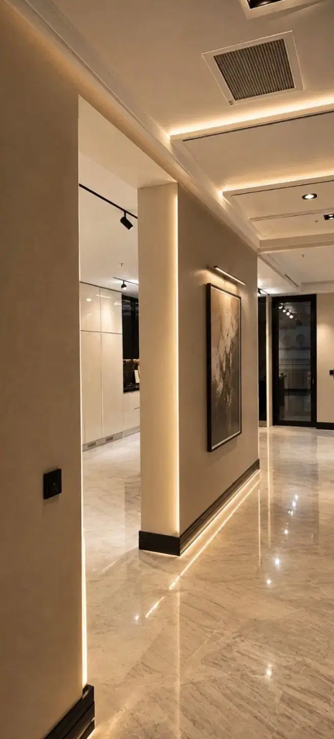 * سجاد آپارتمان۳۰۰متری مینیمال با یک طبقه مشاعات *