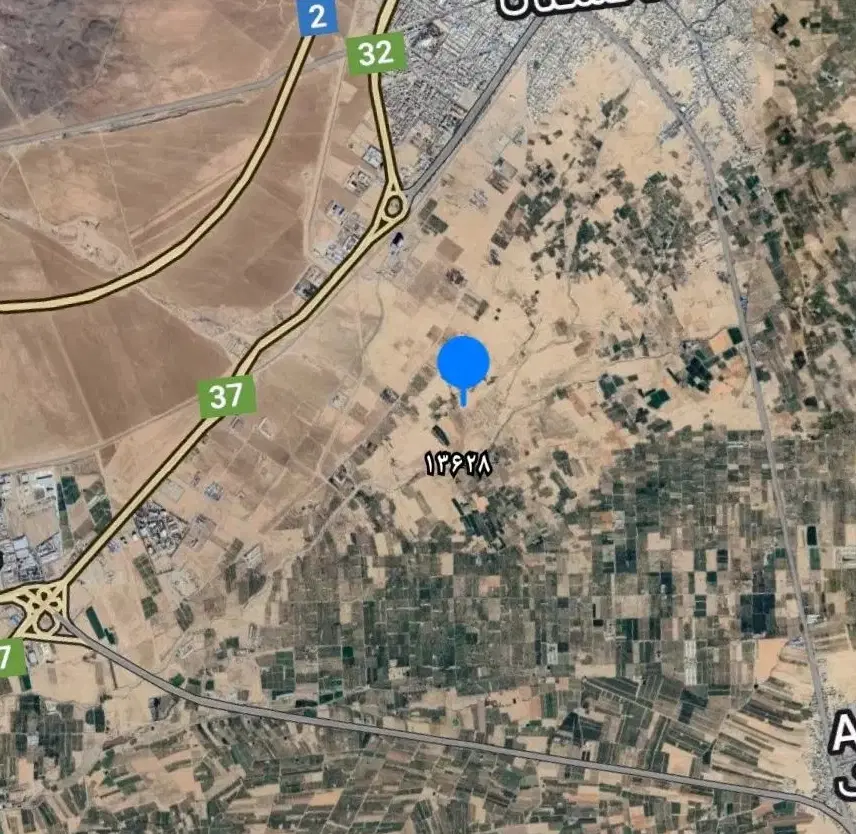 زمین باغی تاکستان