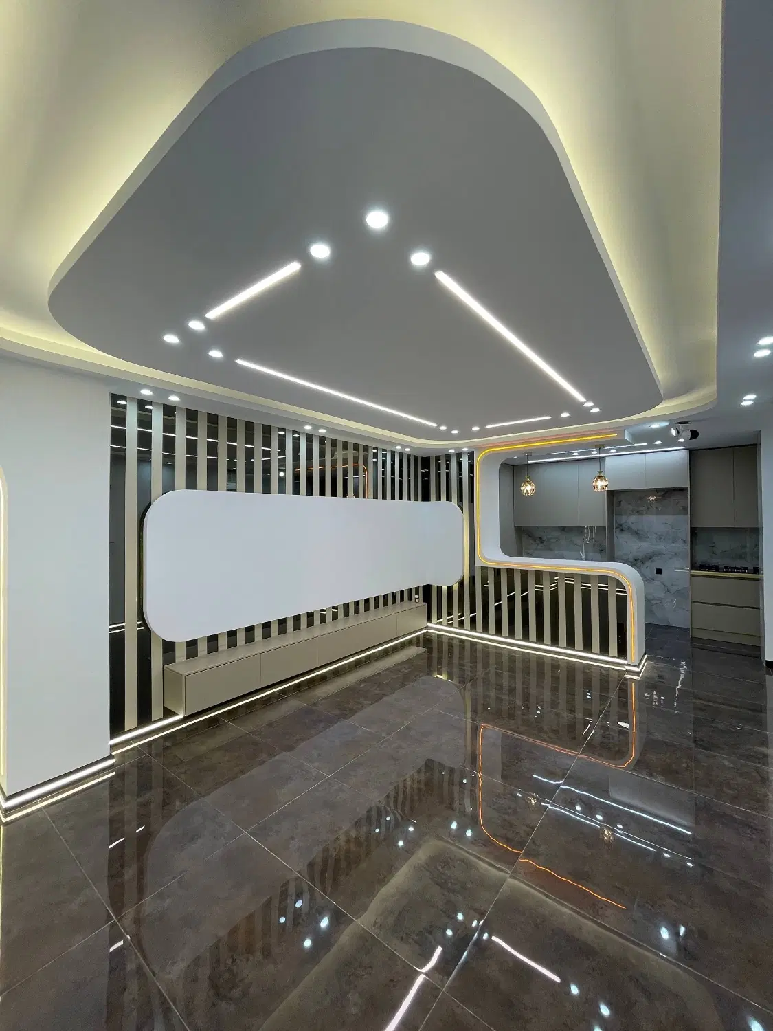 ۷۸ متری_فایل وی ای پی_ فول دیزاین_دو خواب_پارکینگ