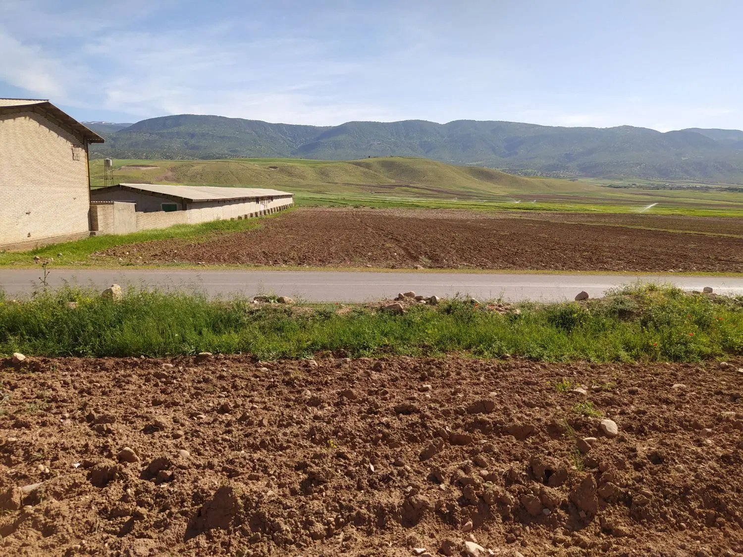 زمین کشاورزی روبرو پل با حسین کمربندی جنوبی