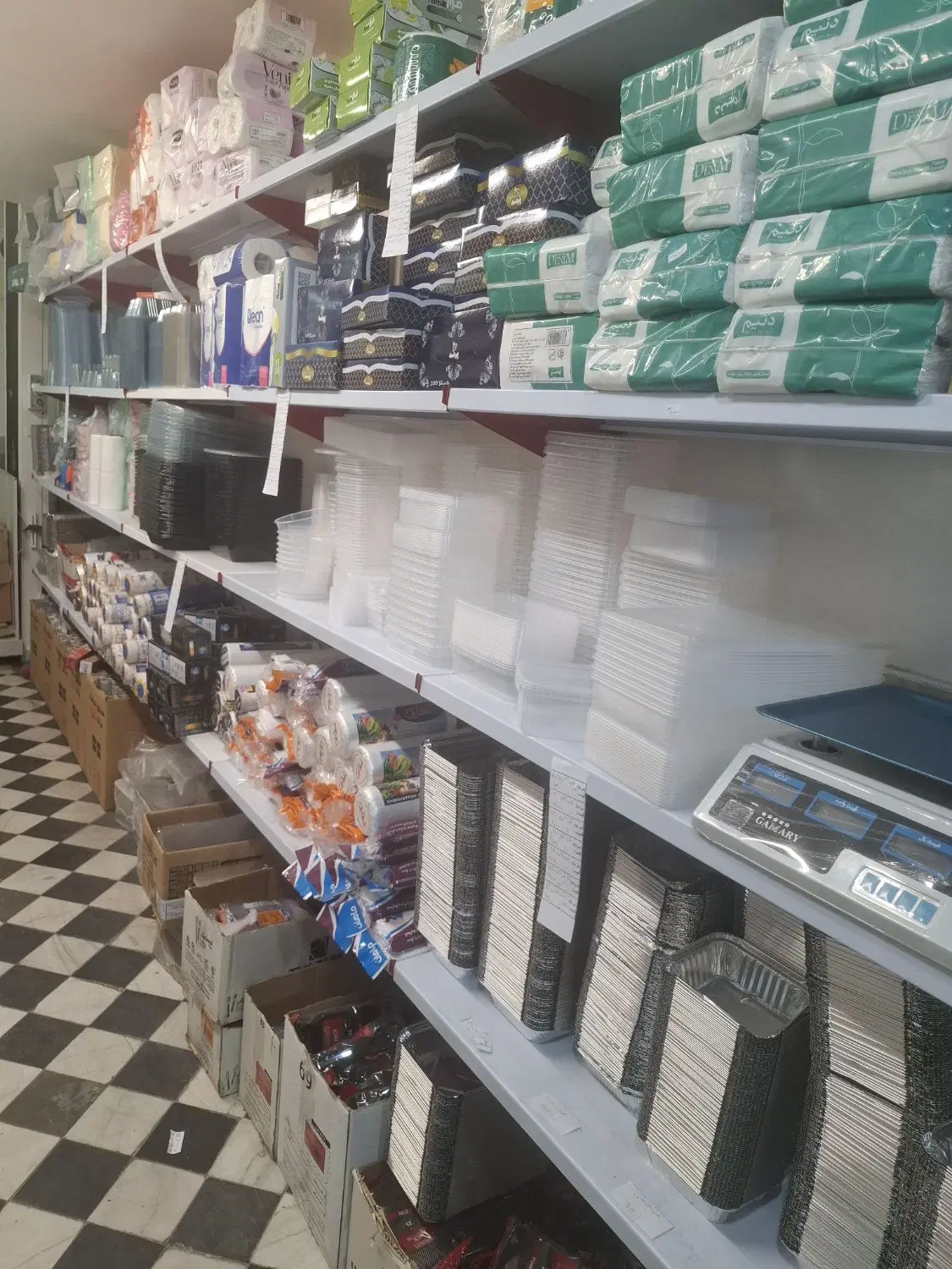 واگذاری مغازه ظروف یکبار مصرف