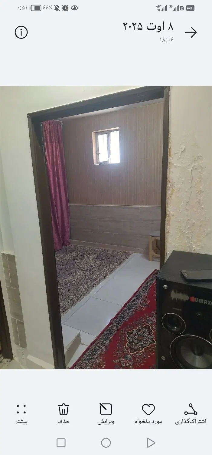 آپارتمان راه جدا حیاط ماشین رو