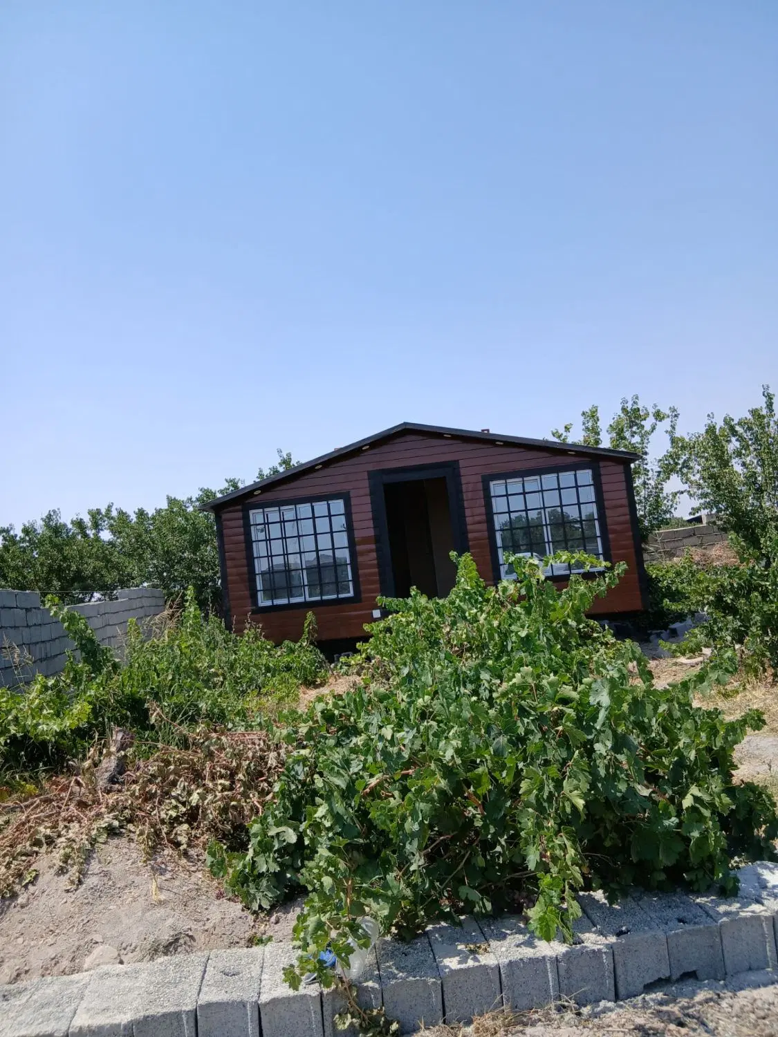 زمین باغ و باغچه با طبیعت بکر