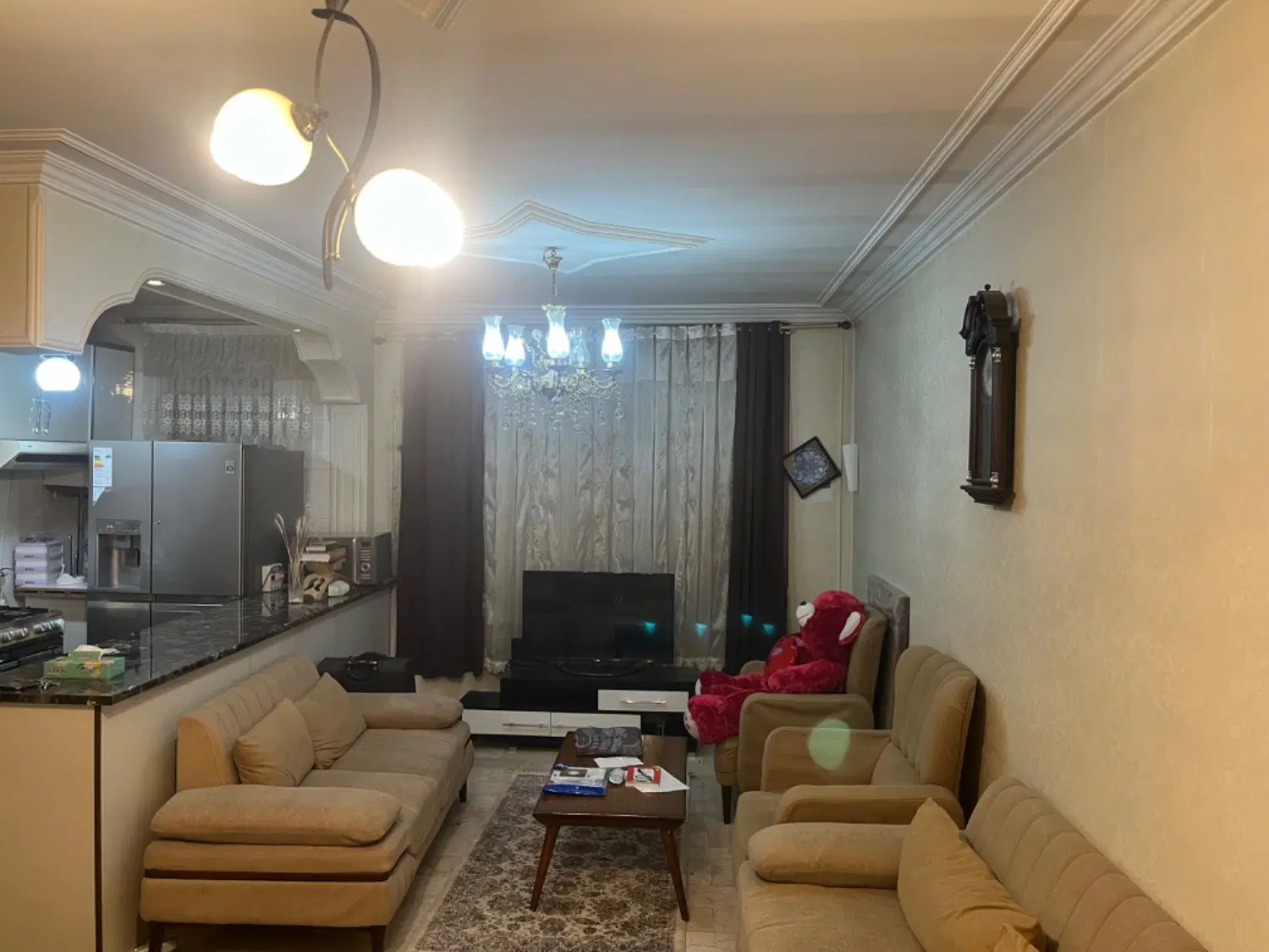 رهن کامل آپارتمان یک خوابه با پارکینگ