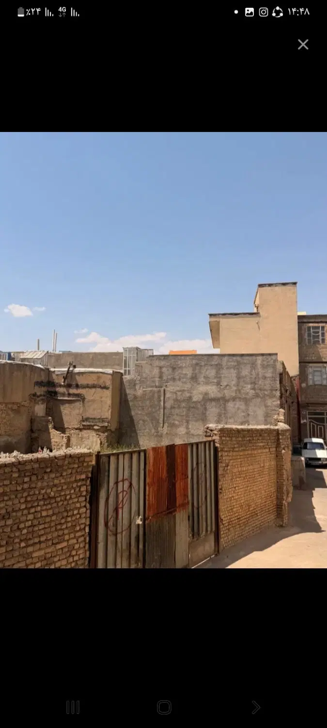 زمین ۶۲متر میدان صفا یه کوچه ب حلال احمر