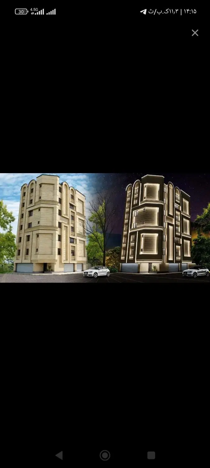 خانه طبقه دوم از سه طبقه در نیار
