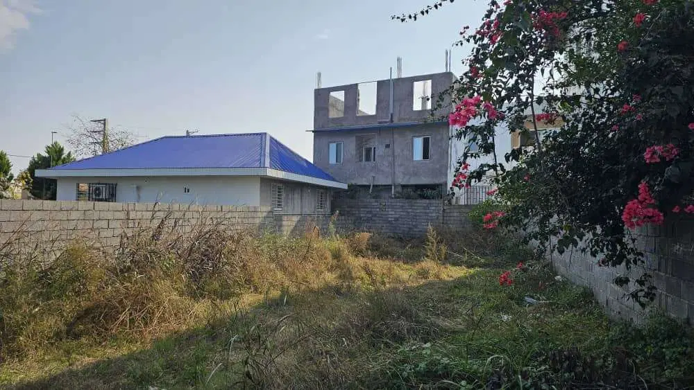 ۳۰۰ متر زمین مسکونی دید کوه دریا