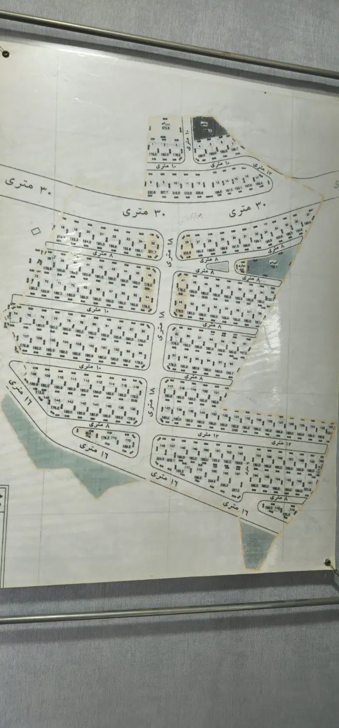 زمین شمالی شهرک شهرداری بلوارکردستان
