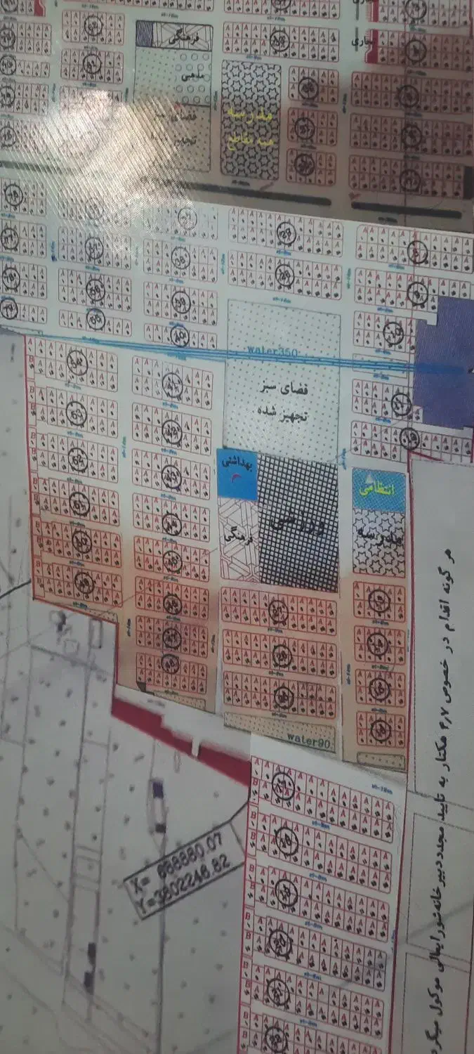 زمین مسکونی اموزش و پرورش بلوک ۱۷ جنوبی