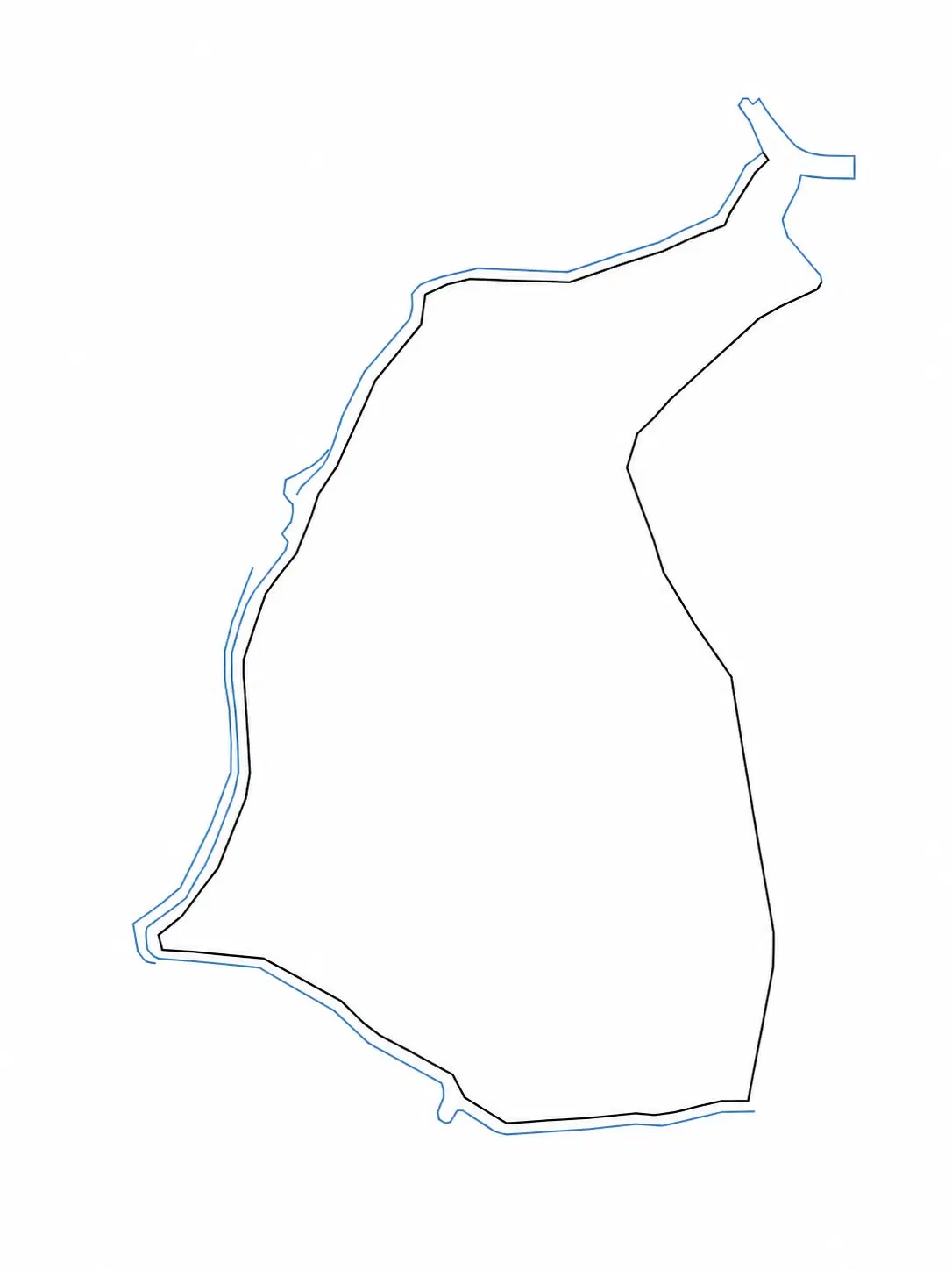 زمین باغی با کد یکتا دارای طرح هادی
