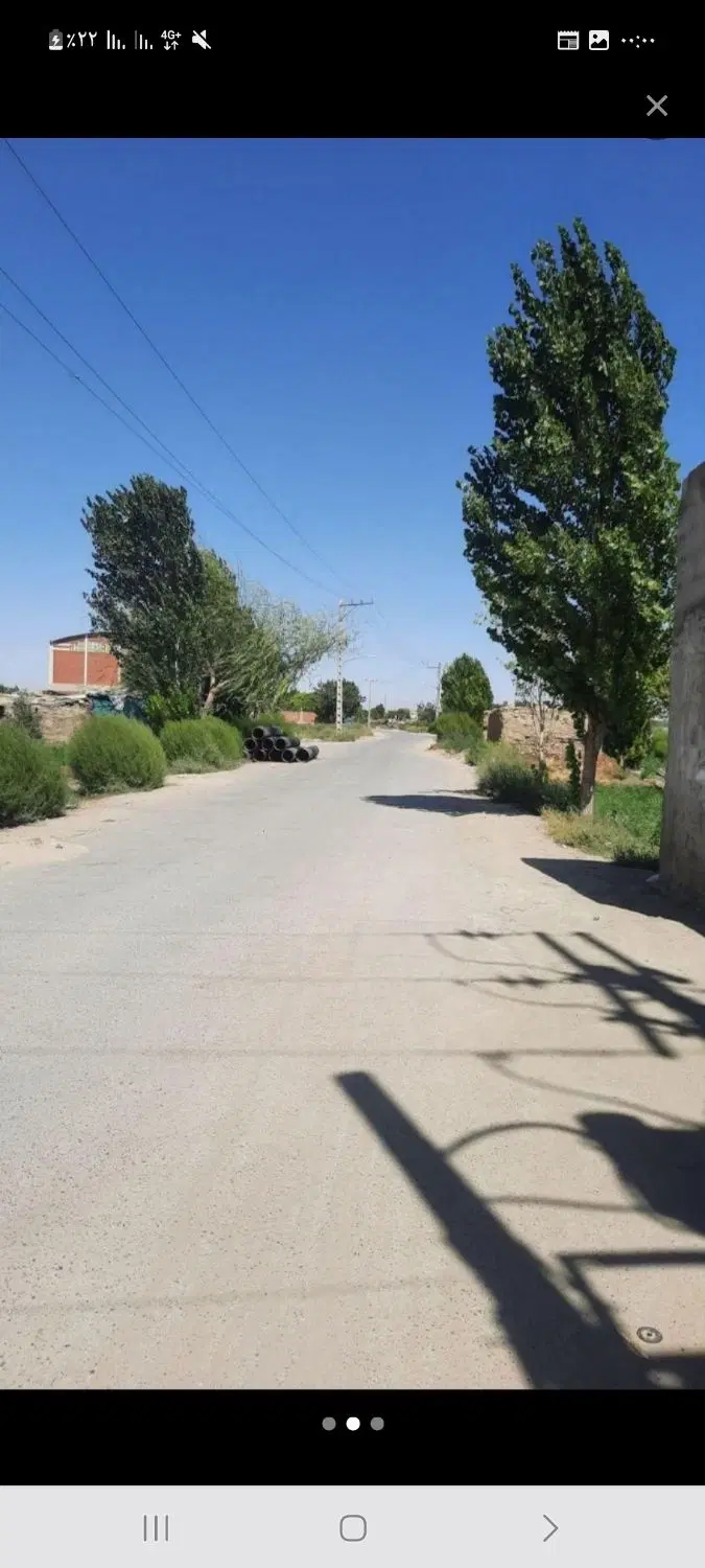 ۳۳۷ متر زمین حاشیه خیابان