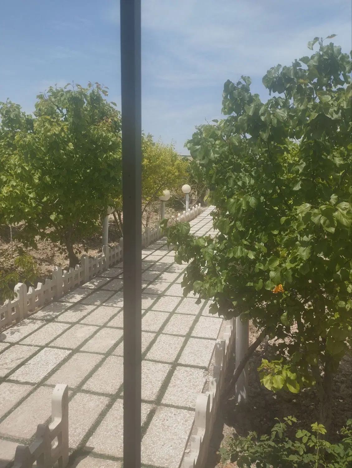 باغچه ۴۰۵ متری، چهاردیواری، فول امکانات (سند دار