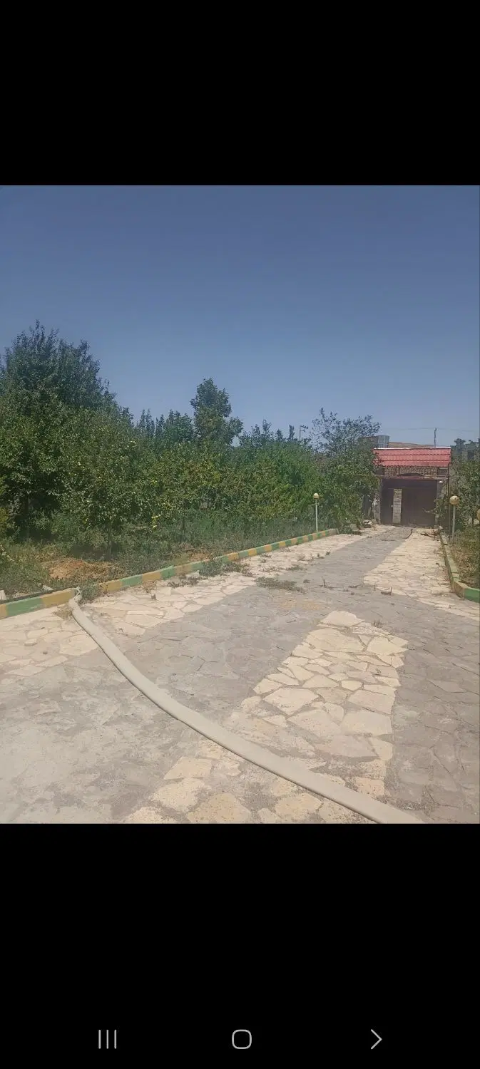 باغ ویلا۱۱۰۰متری شاهنامه ۳۶تکمیل بادرختان۷ساله ملک