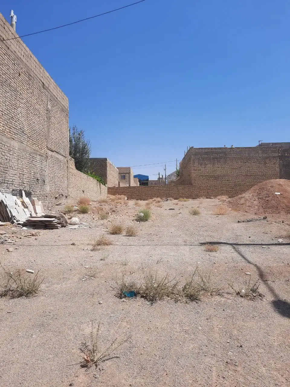 زمین شهرکی فیض آباد تفت مناسب ساخت ویلا