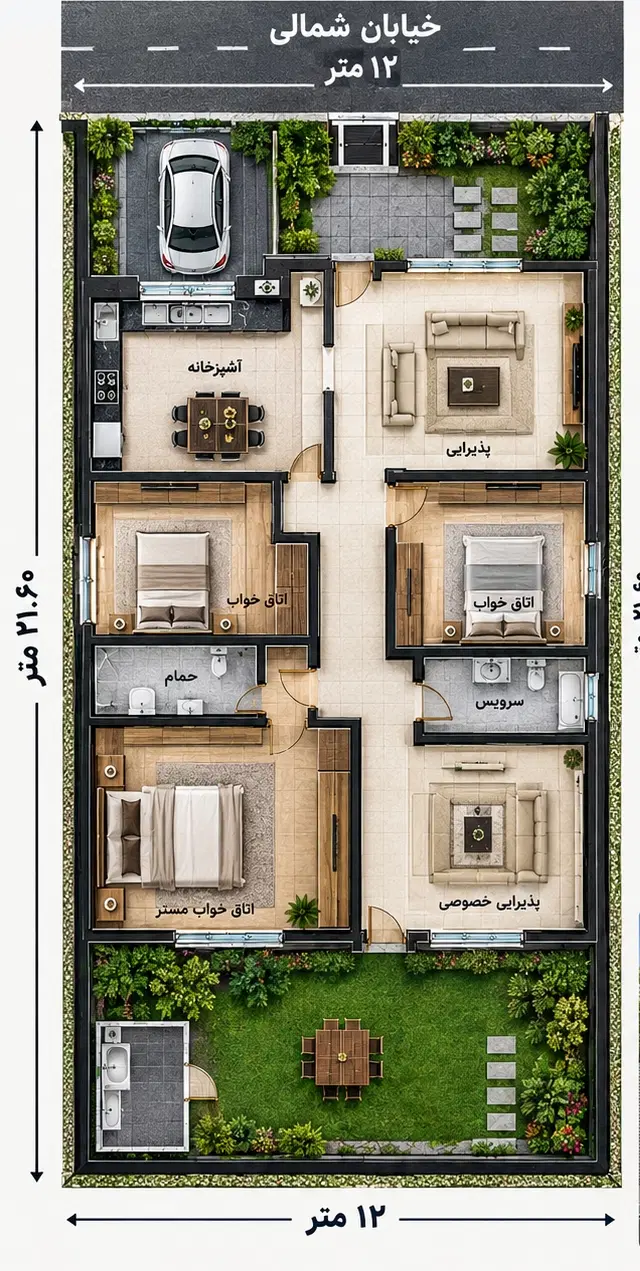ویلایی _ اعتمادیه _ 260 متر