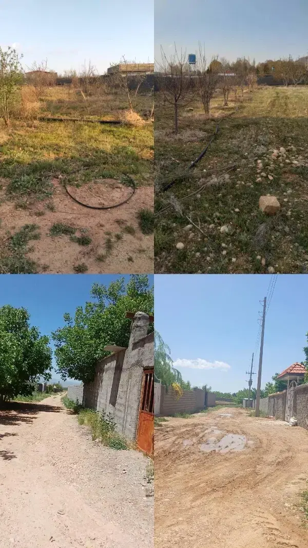باغچه 1000 متری  نزدیک خان زنیان روستای چراب