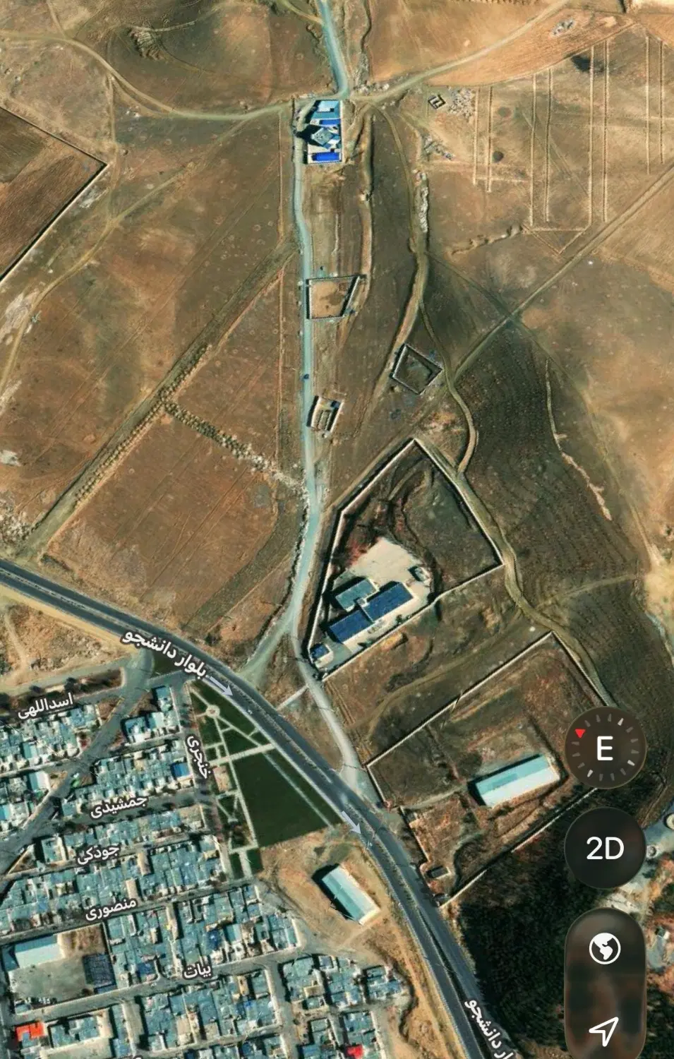 زمین مسکونی ۱۸۰ متری بلوک ۲ راهنمایی رانندگی