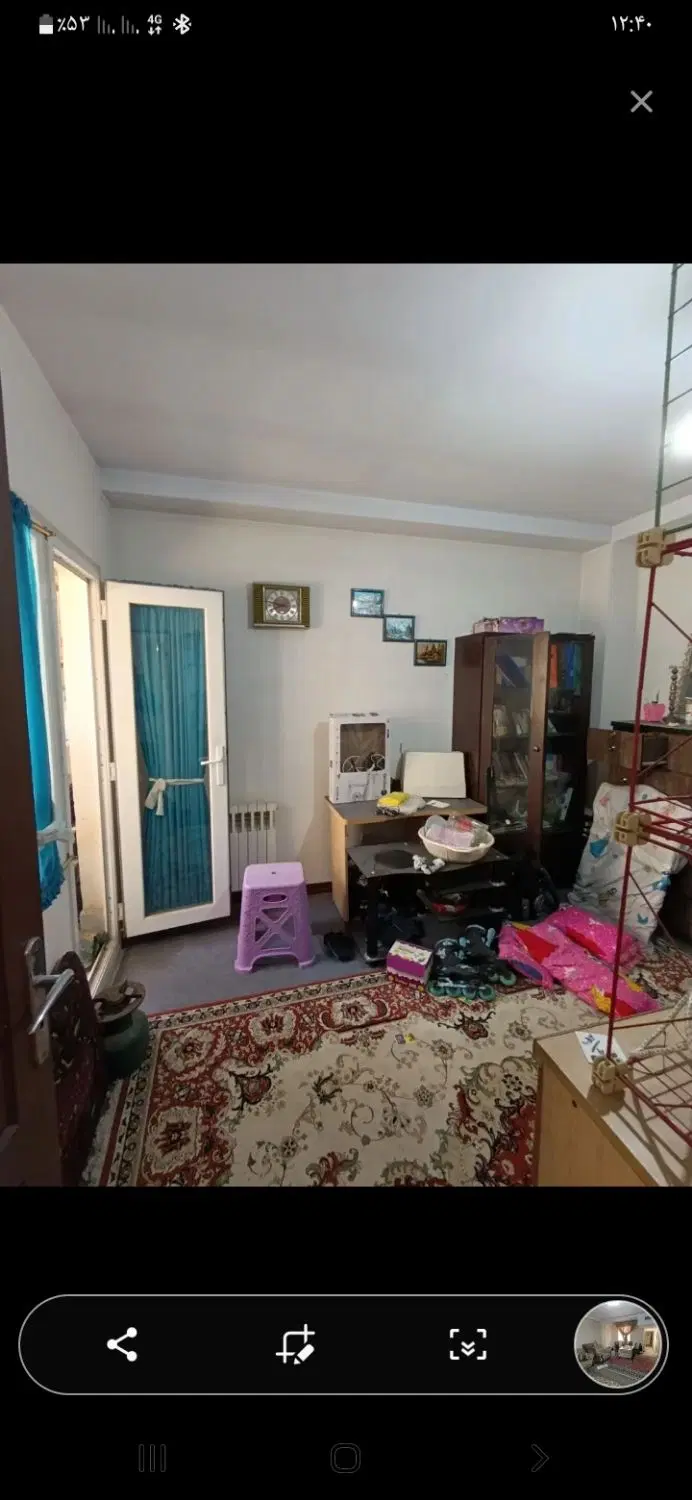 فروش فوری ۱۰۵ متری دو خواب طبقه چهارم