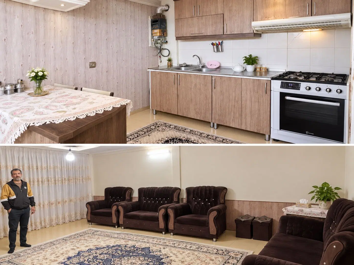 ۷۵ متر دوخواب حیاط دار