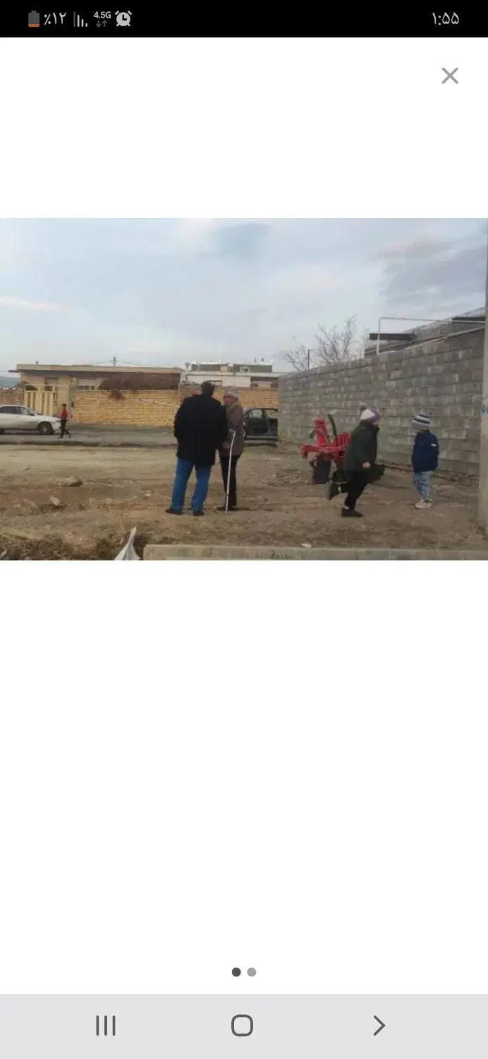 فروش فوری زمین مسکونی روستای خمه سفلی قلعه پایین