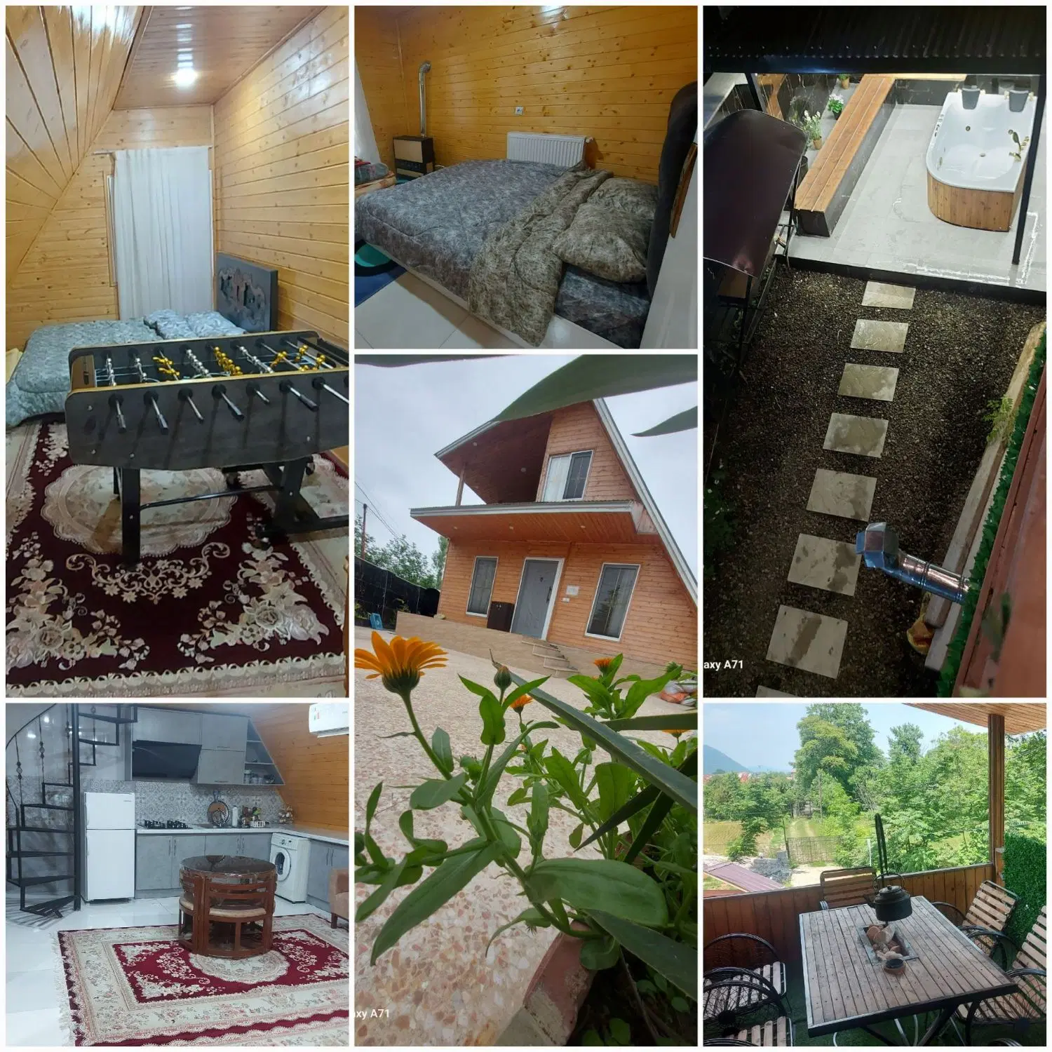 اجاره کلبه دوخواب جکوزی دارواستخرویلاسه خواب جنگلی