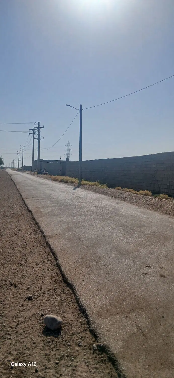 زمین به مساحت۵۰۰ متری.دزبار