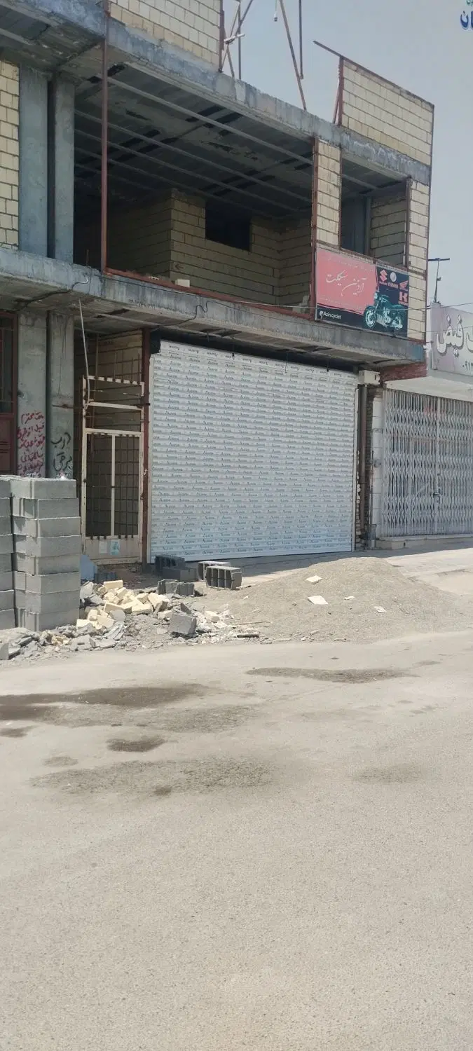 اجاره مغازه نیمه کاره نبش فلکه فیض الاسلام منظریه
