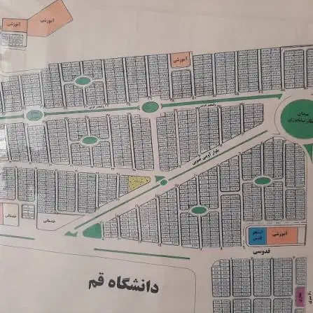 ۳۰۰متر زمین شهرک قدس