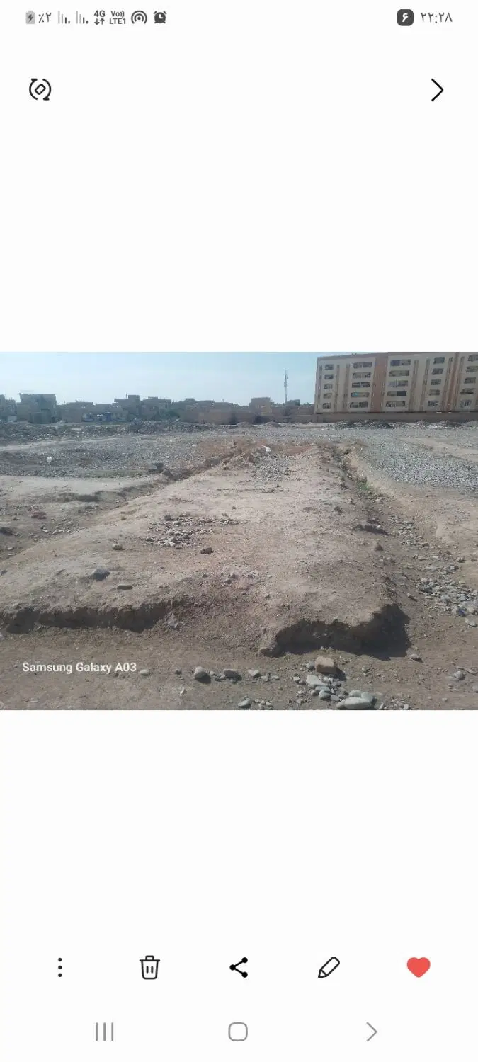 زمینی ب متراژ ۱۵۰متر در حوالی ورامین میدان بسیج