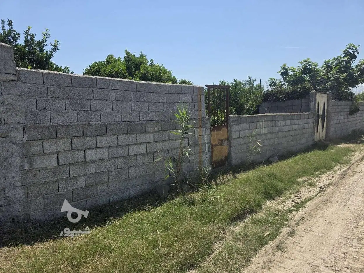 فروش زمین در آغلان تپه با دومتر دیوارکشی