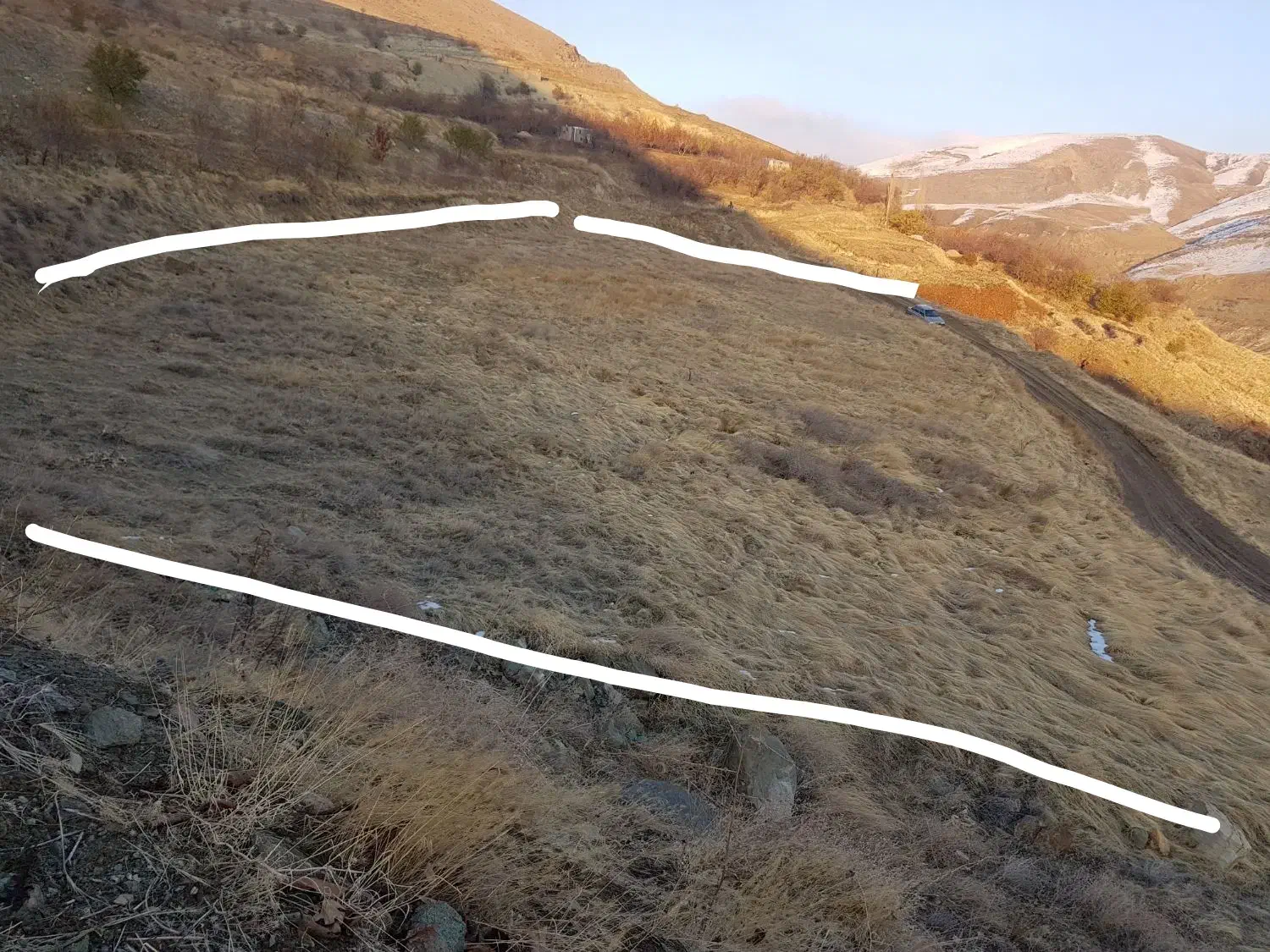 یک قطعه زمین روستای الولک
